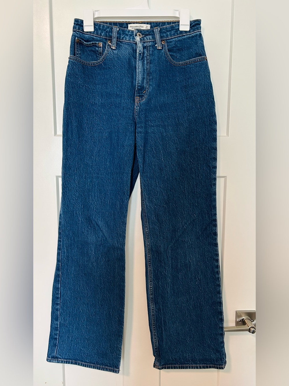 Abercrombie Curve Love 90s Relaxed Jeans Dark Wash 27/4